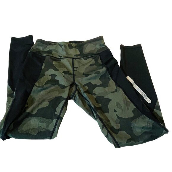 Calvin Klein Performance Wick womens Camo Compression Leggings Size Small - Picture 2 of 8